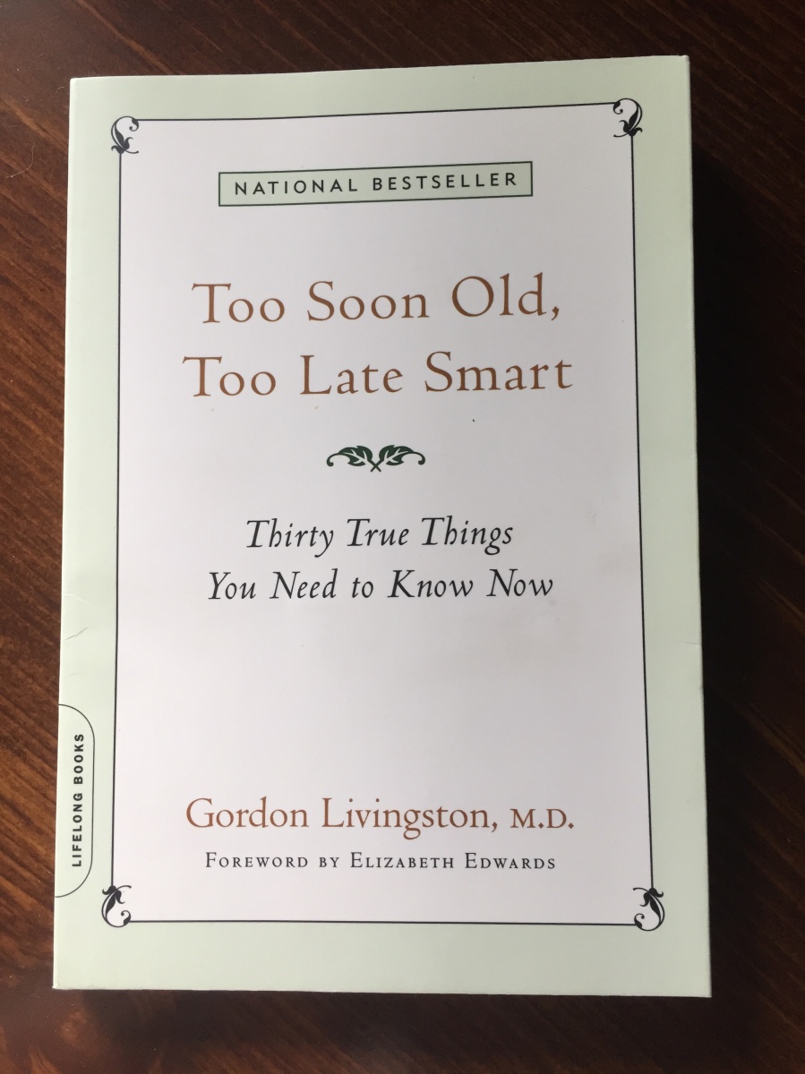 Too Soon Old, Too Late Smart - Dr. Livingston, I presume?!